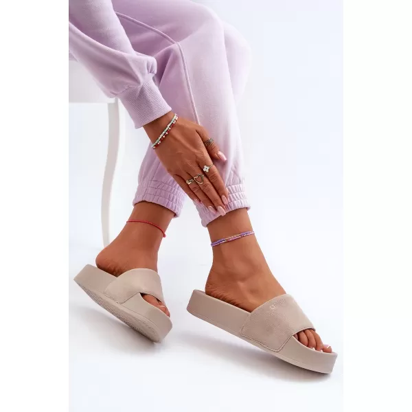  Ženski čevlji BIG STAR NN274A671 BEIGE Big Star Shoes 