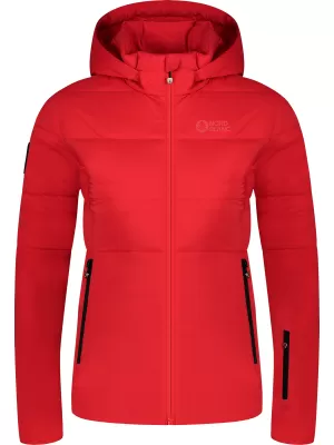 Ženska zimska jakna NORDBLANC KNOLL NBWJL8272 RDEČA