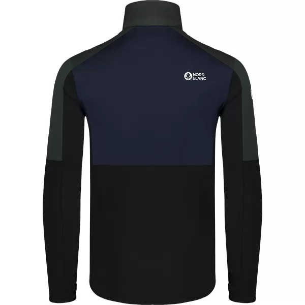  Moški powerfleece pulover NORDBLANC GROAN NBWFM8282 ČRNA 