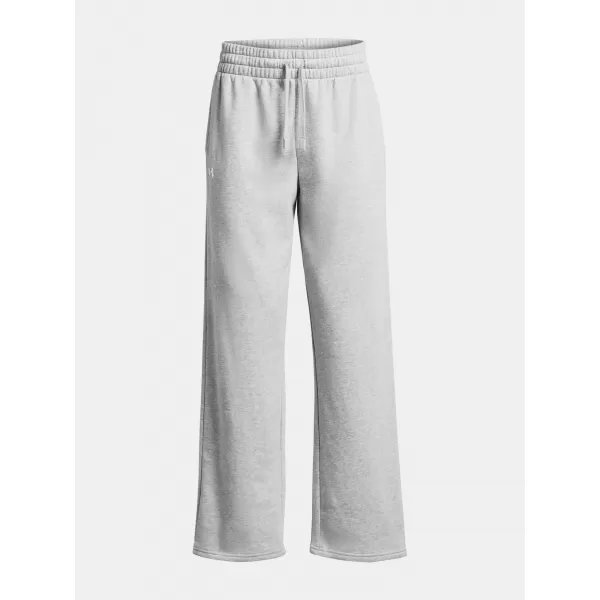  Ženske športne hlače UNDER ARMOUR UA RIVAL FLC STRAIGHT PANT 1381847-011 SIVA 