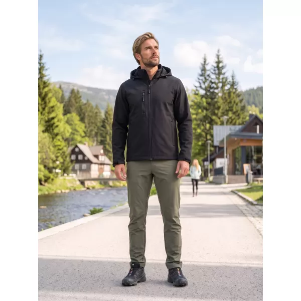  Moška softshell jakna ALTISPORT NoPrint NP/ALM845 ČRNA 