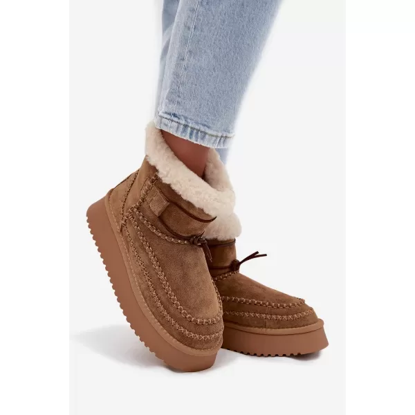 Ženski čevlji BIG STAR SS274373 BROWN/BEIGE Big Star Shoes 