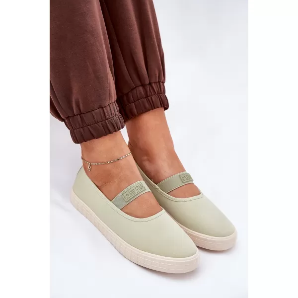  Ženske superge BIG STAR NN274604 GREEN Big Star Shoes 