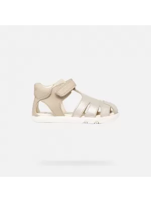 Dekliški sandali GEOX SANDAL STEPPIEUP B656QA0CR85C5000 BEŽ