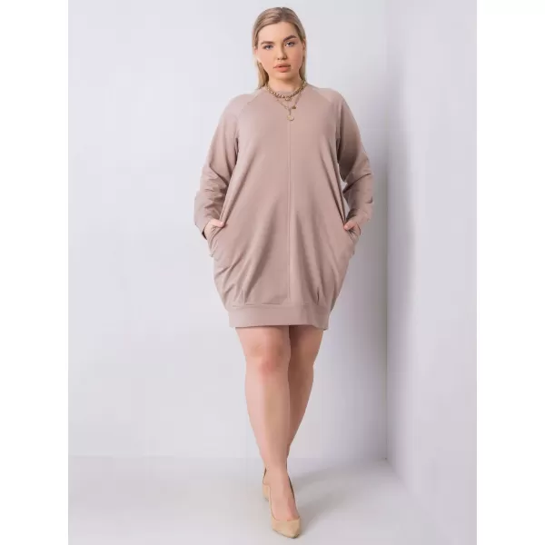  Obleka BASIC FEEL GOOD RV-SK-6296.99 TEMNO BEŽ 
