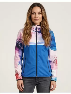 Ženska vrhunska softshell jakna ALTISPORT VOJ/ALW117JACK01 MODRA/ROZA