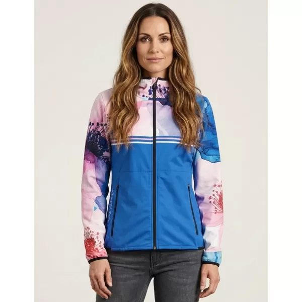  Ženska vrhunska softshell jakna ALTISPORT VOJ/ALW117JACK01 MODRA/ROZA 
