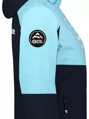 Ženska smučarska jakna NORDBLANC LILT NBWJL8302 MODRA