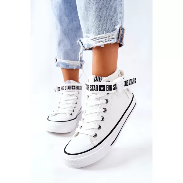  Ženske superge BIG STAR GG274027 WHITE Big Star Shoes 