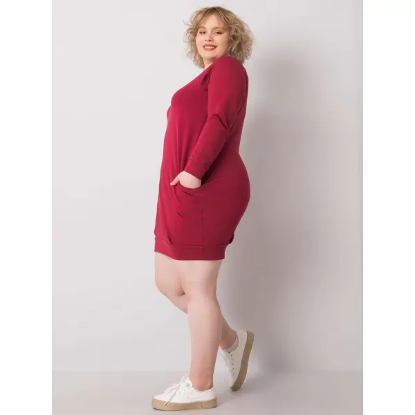  Obleka BASIC FEEL GOOD RV-SK-6296.99 BORDO 