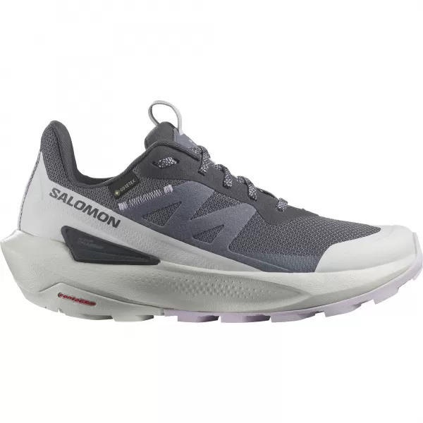  Ženski čevlji SALOMON ELIXIR ACTIV GTX W L47526500 INDIJSKO ČRNILO/LEDENIŠKO SIVA/CVETNI LISTI ORHIDEJE 