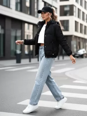 Ženska jakna DSTREET TY4175 ČRNA