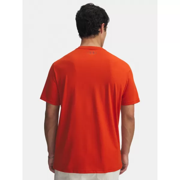  Moška majica s kratkimi rokavi UNDER ARMOUR UA M SPORTSTYLE LC SS 1326799-842 ORANŽNA 
