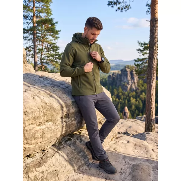  Moška softshell jakna ALTISPORT NoPrint NP/ALM845 VOJAŠKI 