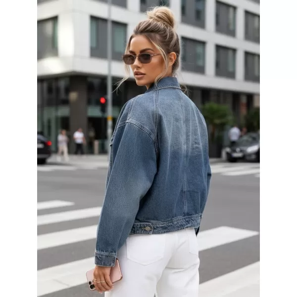  Ženska jakna DSTREET TY5632 MODRA 