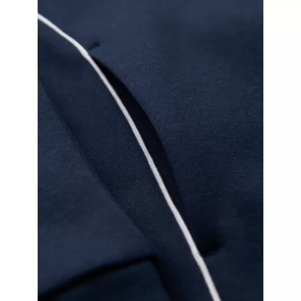  Moški pulover OMBRE OM-SSNZ-0250 MORNARSKO MODRA 