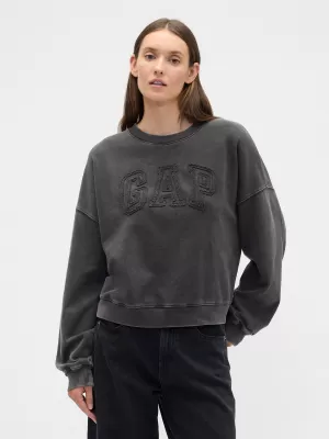Ženski pulover GAP LOGO SWEATSHIRT 799280-02 NOČ BREZ MESECA
