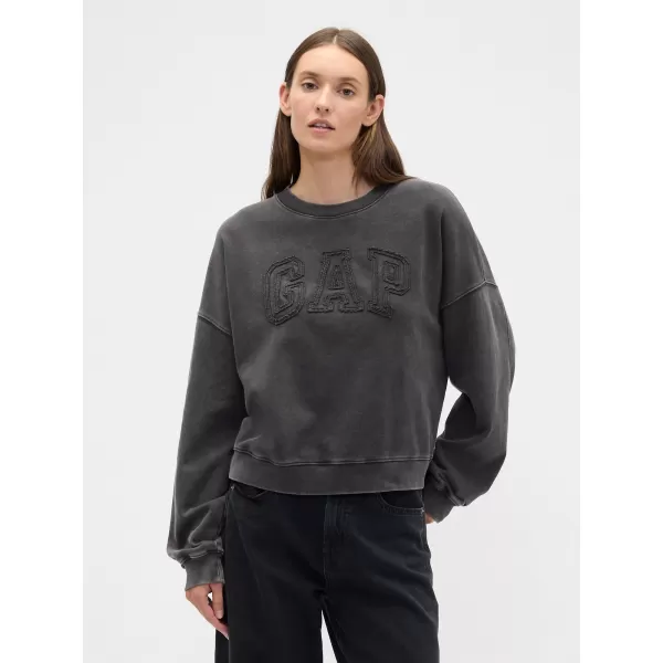 Ženski pulover GAP LOGO SWEATSHIRT 799280-02 NOČ BREZ MESECA 