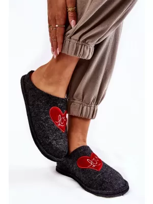 Ženski natikači BIG STAR KK276019 BLACK/RED Big Star Shoes