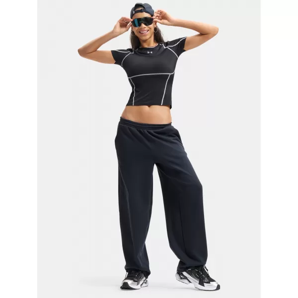  Ženska majica s kratkimi rokavi UNDER ARMOUR HEATGEAR ELITE SS 6015368-008 ČRNA 