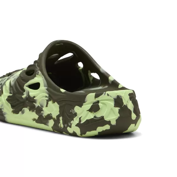  Copati PUMA MB.04 SLIDE 397665_14 TEMNO OLIVNO/GAZIRANO SVETLO 