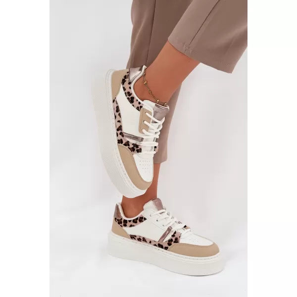  Ženske superge BIG STAR SS274357 WHITE/BEIGE Big Star Shoes 