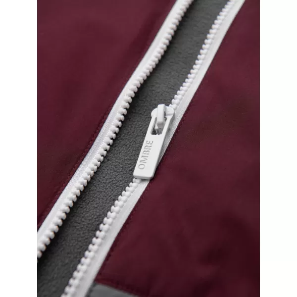 Moška jakna OMBRE OM-JANP-0242 BORDO-SIVA 