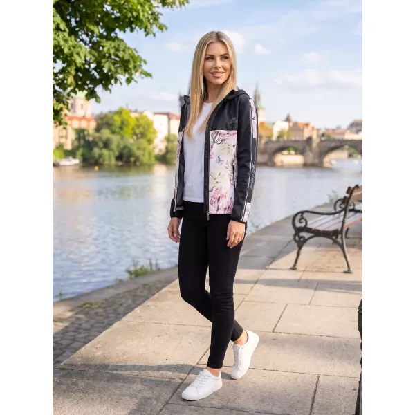  Ženska vrhunska softshell jakna ALTISPORT VOJ/ALW008JACK01 ČRNA 