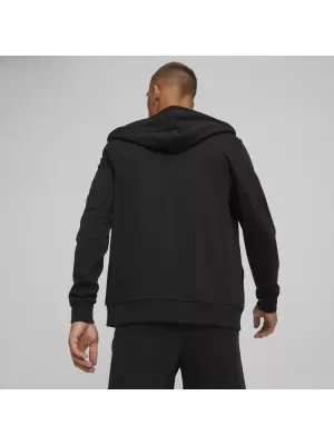 Moški pulover PUMA TEAMGOAL CASUALS HOODED JACK 658595_03 PUMA ČRNA/PUMA BELA