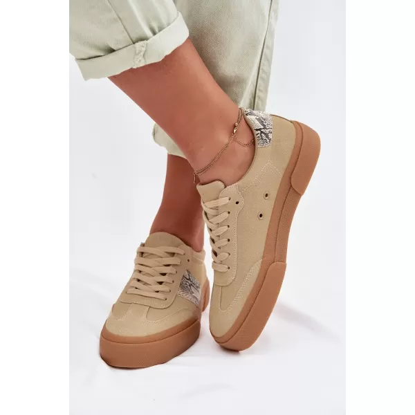  Ženske superge BIG STAR TT274298 BEIGE Big Star Shoes 