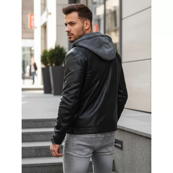  Moška jakna DSTREET TX4387 ČRNA 