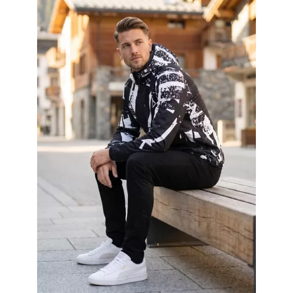  Moška vrhunska softshell jakna ALTISPORT VOJ/ALM079JACK01 ČRNO-BELO 