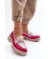 Ženski mokasini ZAZOO 3475 BEŽ/FUSCHIA/LILA