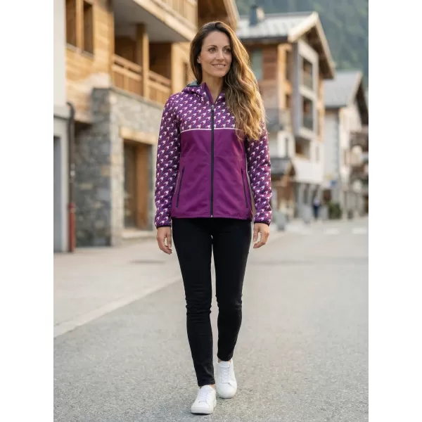  Ženska vrhunska softshell jakna ALTISPORT VOJ/ALW048JACK01 VIJOLIČNA 