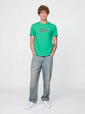 Moška majica s kratkimi rokavi GAP NEW ARCH LOGO TEE 570044-39 GALANTNO ZELENA