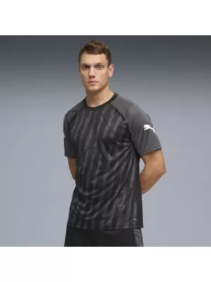 Moška funkcionalna majica PUMA INDIVIDUALLIGA GRAPH JERSEY 660578_03 PUMA ČRNA/PUMA BELA