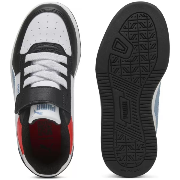  Otroški čevlji PUMA CAVEN 2.0 BLOCK AC+ PS 394462-17 PUMA BELA/HLADNO MODRA/ČRNA 