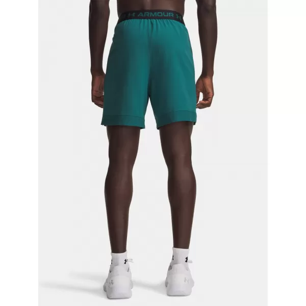  Moške kratke hlače UNDER ARMOUR VANISH WOVEN 6IN SHORTS 1373718-338 ZELENA 