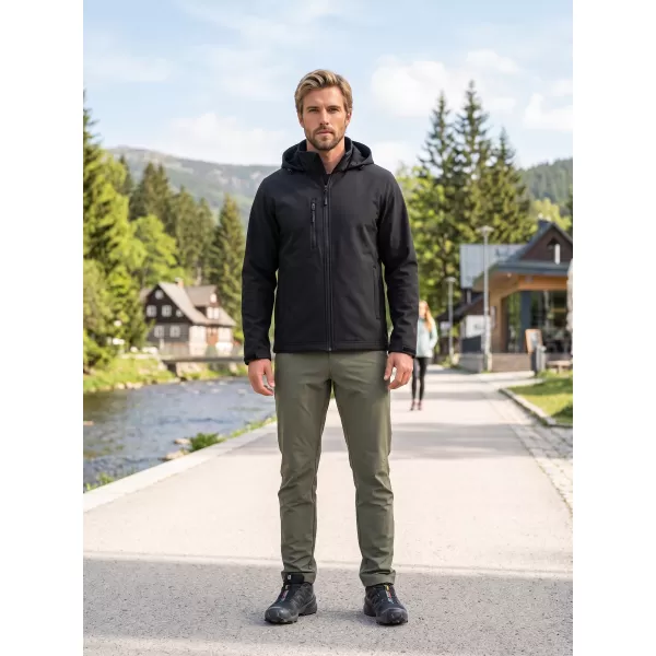  Moška softshell jakna ALTISPORT NoPrint NP/ALM845 ČRNA 