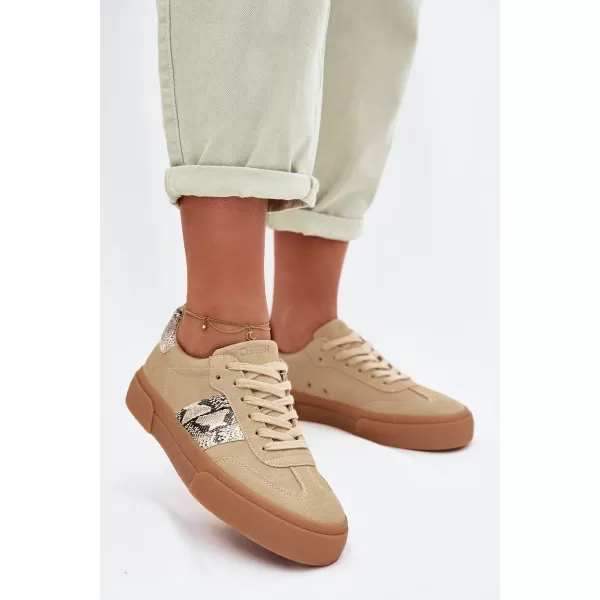  Ženske superge BIG STAR TT274298 BEIGE Big Star Shoes 