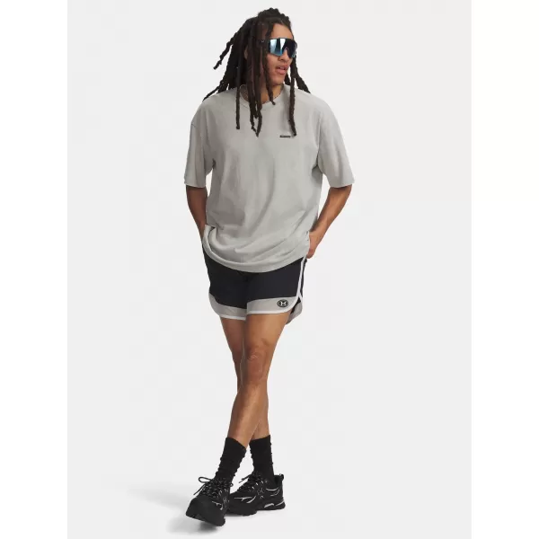  Moške kratke hlače UNDER ARMOUR UA ICON WOVEN TRACK SHORTS 6009350-001 ČRNA 