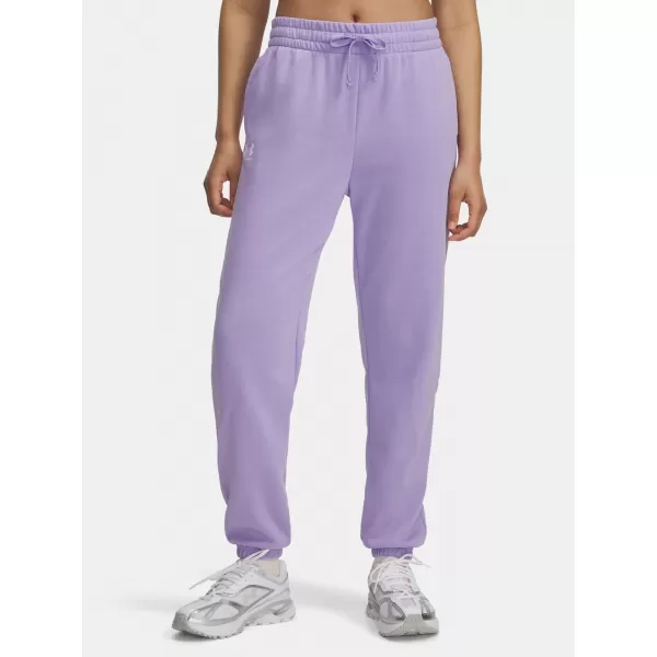  Ženske trenirke UNDER ARMOUR UA RIVAL TERRY JOGGERS 1382735-538 VIJOLIČNA 