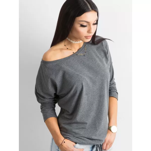  Ženska bluza BASIC FEEL GOOD RV-BZ-4691.36P TEMNO SIVA 