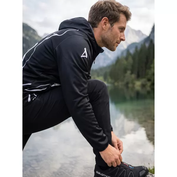  Moška vrhunska softshell jakna ALTISPORT VOJ/ALM073JACK01 ČRNA 