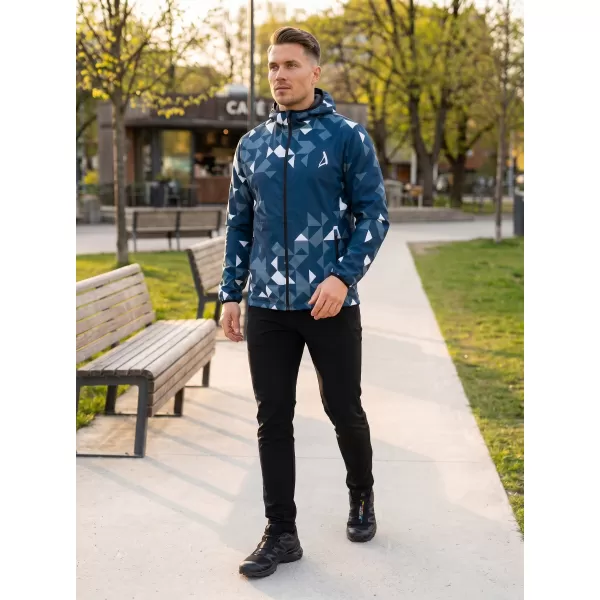  Moška vrhunska softshell jakna ALTISPORT VOJ/ALM108JACK01 MORNARSKO MODRA/BELA 