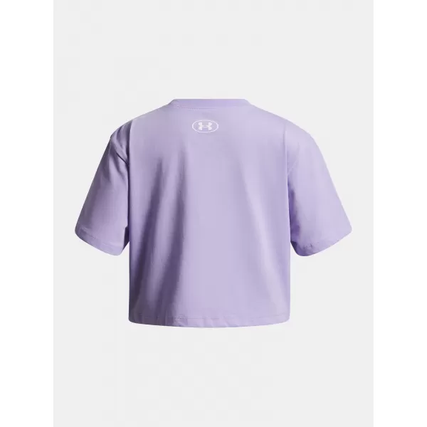  Dekliška majica s kratkimi rokavi UNDER ARMOUR UA RIVAL SS 1389755-538 VIJOLIČNA 