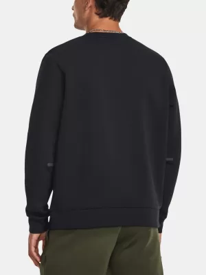 Moški pulover UNDER ARMOUR UA UNSTOPPABLE FLC CREW 1381688-001 ČRNA