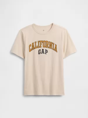 Otroška majica s kratkimi rokavi GAP LOGO TEE 838991-01 KALIFORNIJA