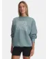 Ženski pulover UNDER ARMOUR RIVAL FLC OS VARSITY CREW 6007880-323 ZELENA