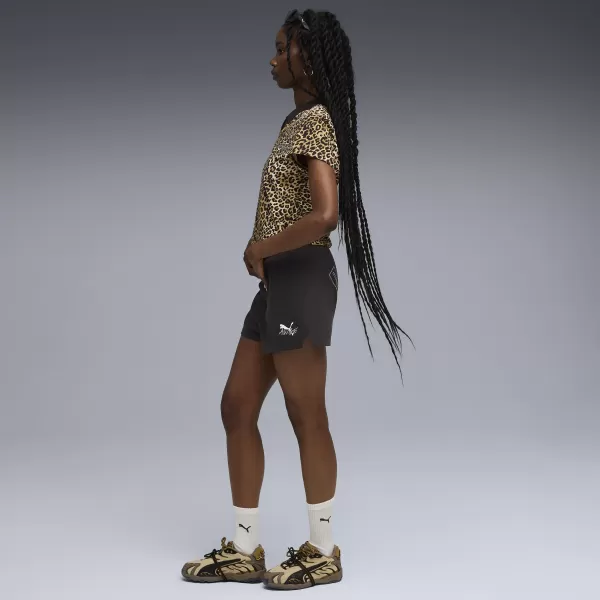  Ženska majica s kratkimi rokavi PUMA X A$AP ROCKY BABY TEE 636099-05 TOPLA BEŽ/AOP 
